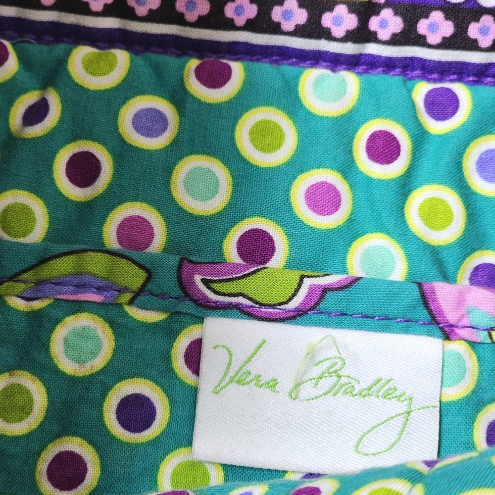 Vera Bradley Heather Paisley Toggle Tote Bag - Picture 6 of 10